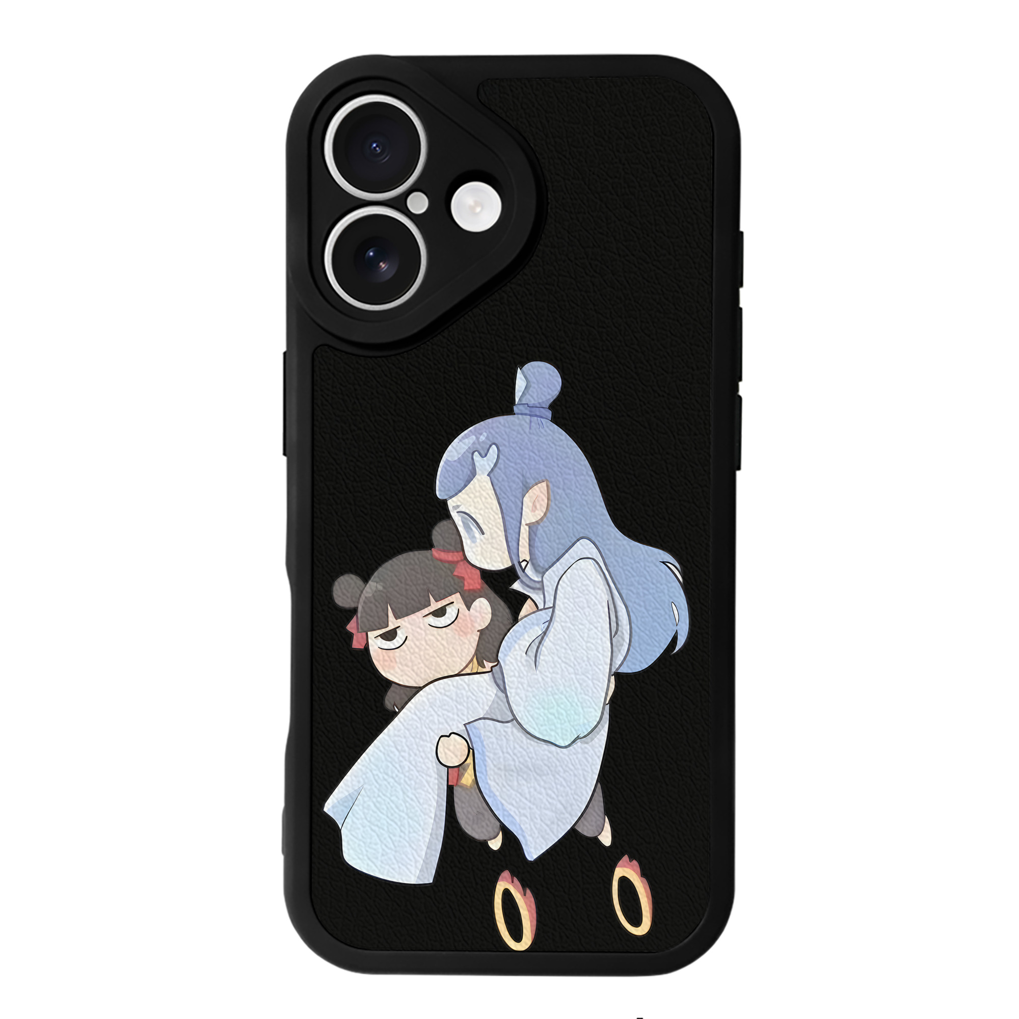 （画像用） Ne Zha 2 ナタ 魔童の大暴れ 【iPhone 16シリーズ対応】シリコンスマホケース（レザー調） 材質：シリコン